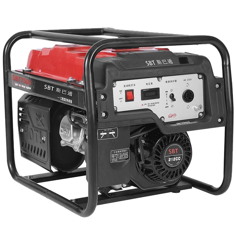 6500 watt gas powered portable generator